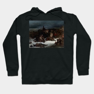 The Retreat of Napoleon's Army from Russia in 1812 by Ary Scheffer Hoodie